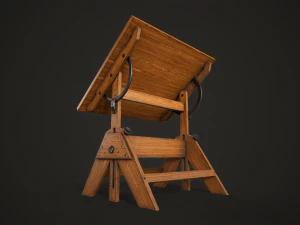 Artist drafting table 3D Model