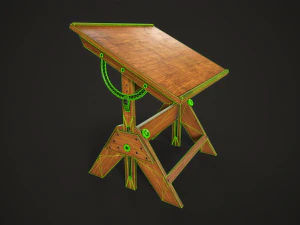 Artist drafting table 3D Model