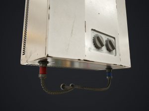 Domestic Water Boiler 3D Model