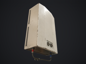 Domestic Water Boiler 3D Model