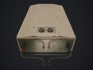 Domestic Water Boiler 3D Model