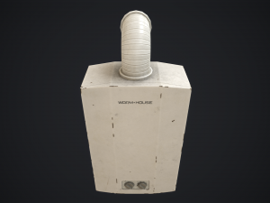 Domestic Water Boiler 3D Model