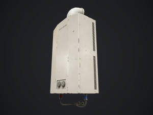 Domestic Water Boiler 3D Model
