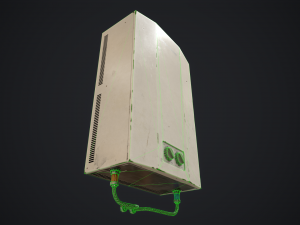 Domestic Water Boiler 3D Model