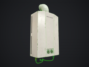 Domestic Water Boiler 3D Model