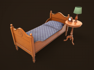 Vintage Bedroom Pack Modèle 3D