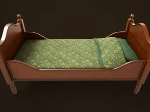 Vintage Bedroom Pack 3D Model