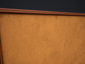 Office pinboard Model 3D