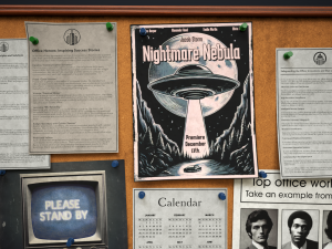 Office pinboard Model 3D