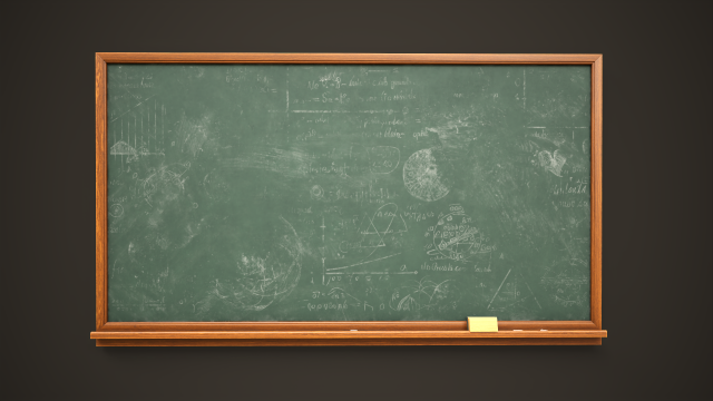 Classic Chalkboard 3Dモデル .c4d .max .obj .3ds .fbx .stl .blend 