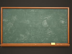 Classic Chalkboard Modelo 3D
