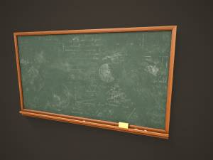 Classic Chalkboard 3Dモデル