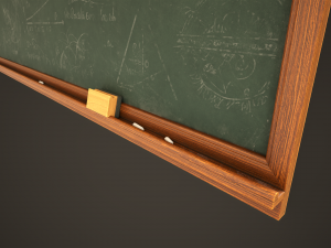 Classic Chalkboard 3Dモデル