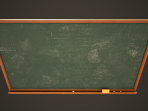 Classic Chalkboard 3Dモデル