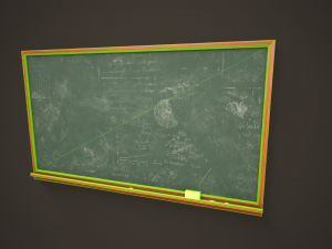 Classic Chalkboard 3Dモデル