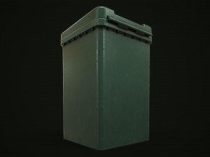 Dirty trash can Modelo 3D