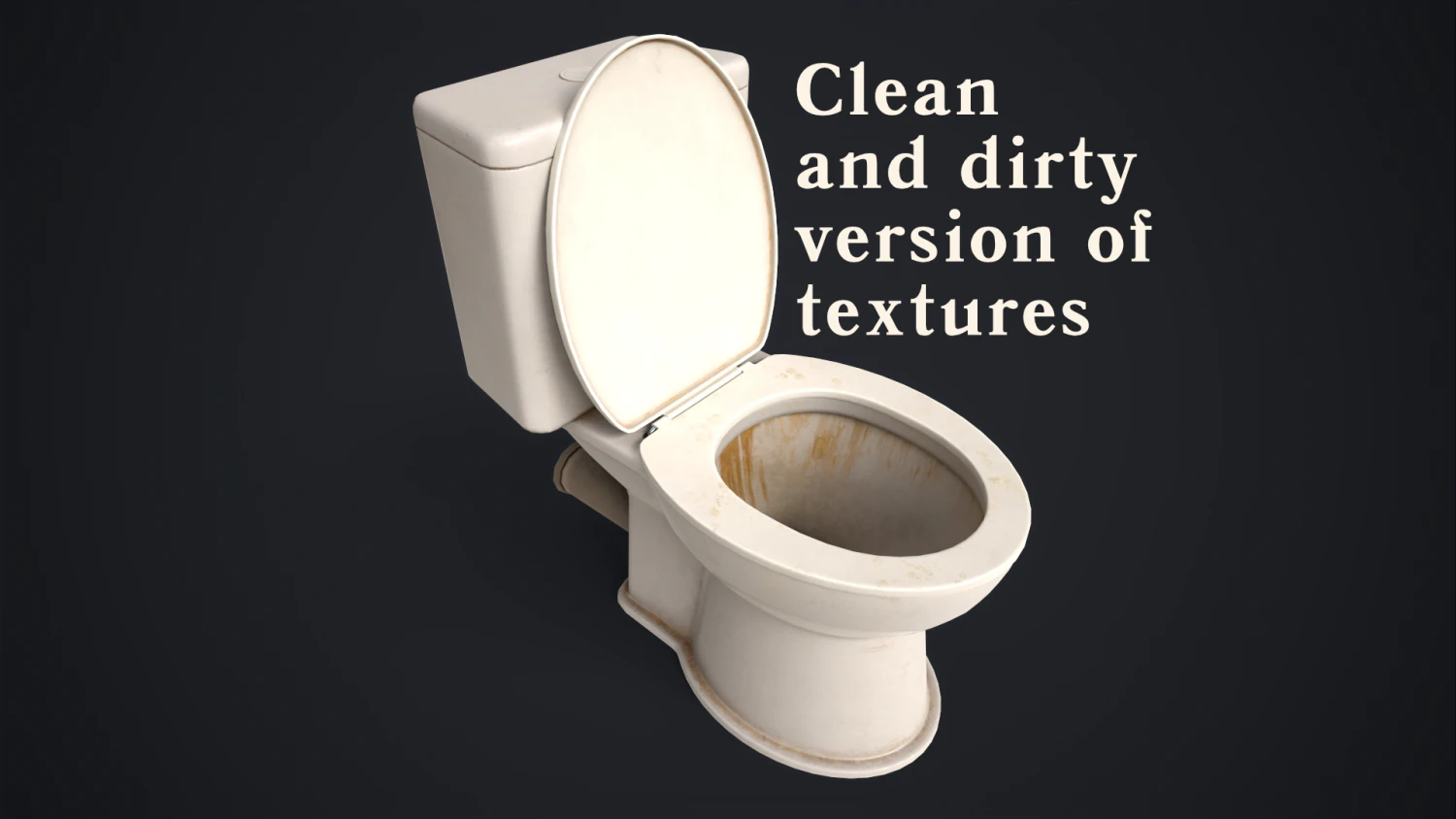 Toilet bowl 3D Model .c4d .max .obj .3ds .fbx .stl .blend