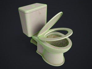 Toilet bowl Modelo 3D