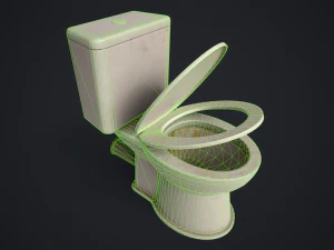 Toilet bowl 3D Model