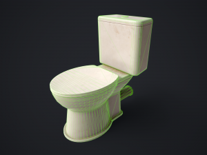 Toilet bowl Modelo 3D