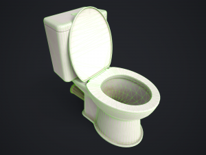 Toilet bowl Modelo 3D