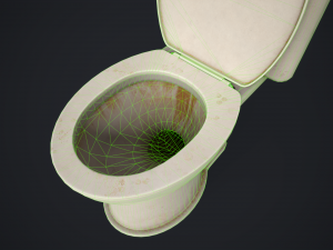 Toilet bowl Modelo 3D