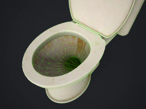 Toilet bowl 3D Model