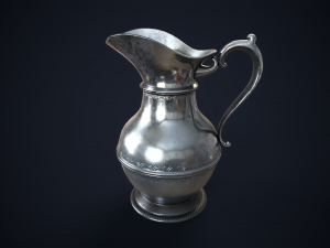 Vintage metal utensils Modello 3D