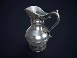 Vintage metal utensils Modello 3D