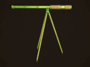 Vintage telescope 3D Model