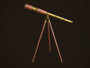 Vintage telescope 3D Model