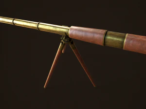 Vintage telescope 3D Model