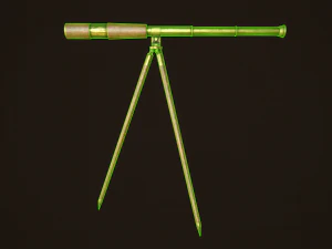 Vintage telescope 3D Model