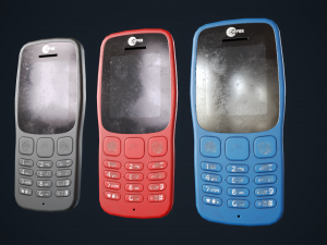 Old Mobile phone 3D Модель