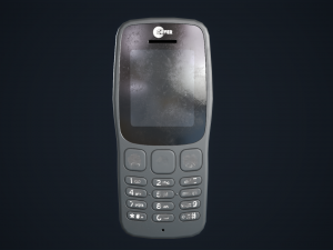 Old Mobile phone 3D Модель