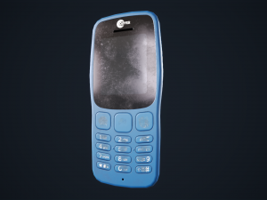 Old Mobile phone 3D Модель