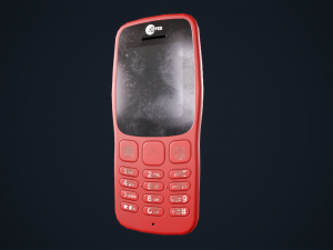 Old Mobile phone 3D Модель