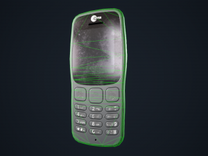 Old Mobile phone 3D Модель