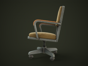 Vintage Officechair 3D Model