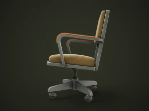 Vintage Officechair 3D Model