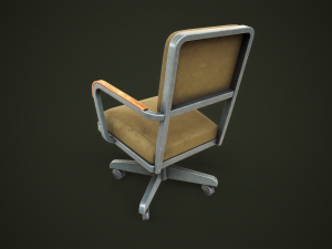 Vintage Officechair 3D Model