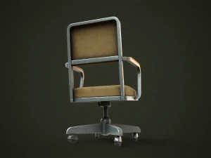 Vintage Officechair 3D Model
