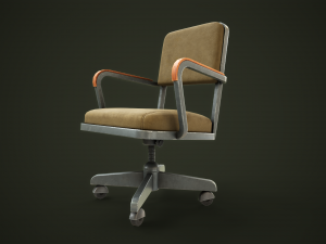 Vintage Officechair 3D Model