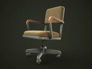 Vintage Officechair 3D Model