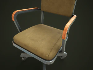 Vintage Officechair 3D Model