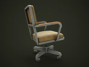 Vintage Officechair 3D Model
