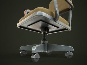 Vintage Officechair 3D Model
