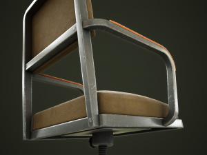 Vintage Officechair 3D Model