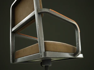 Vintage Officechair 3D Model