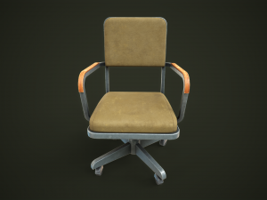 Vintage Officechair 3D Model